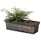 Gardenised Outdoor and Indoor Rectangle Trough Plastic Planter Box, Vegetables or Flower Planting Pot QI004121.S - alternate 1